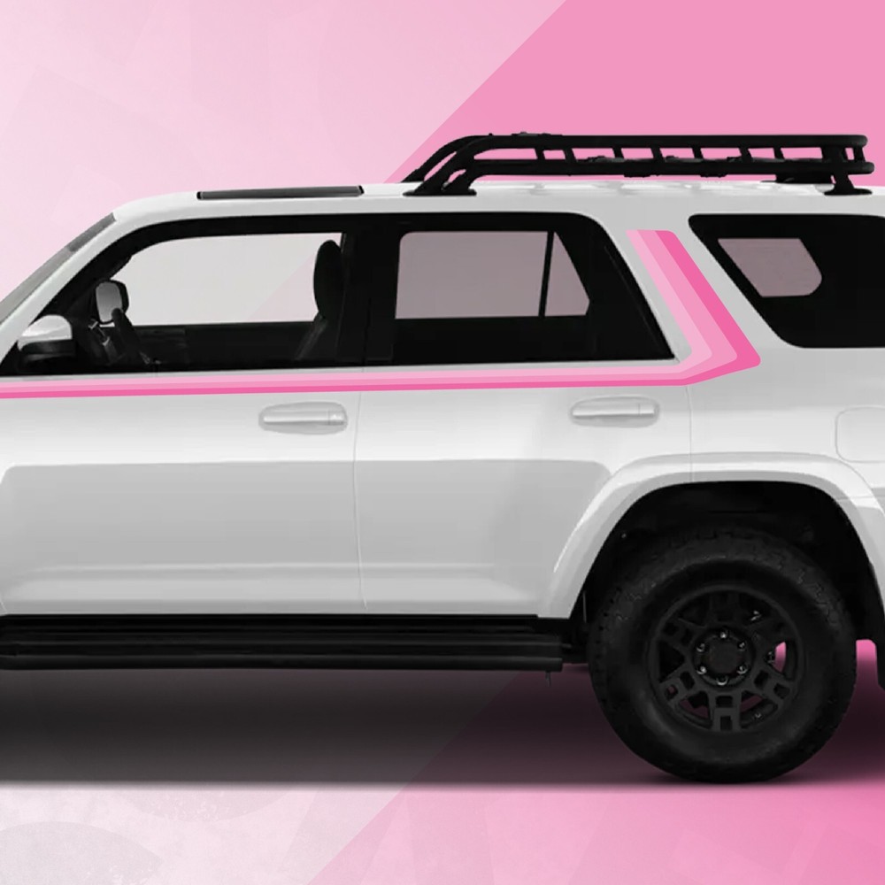40th Anniversary Graphics PINK Edition - Toyota 4Runner 5th Gen Compatible
