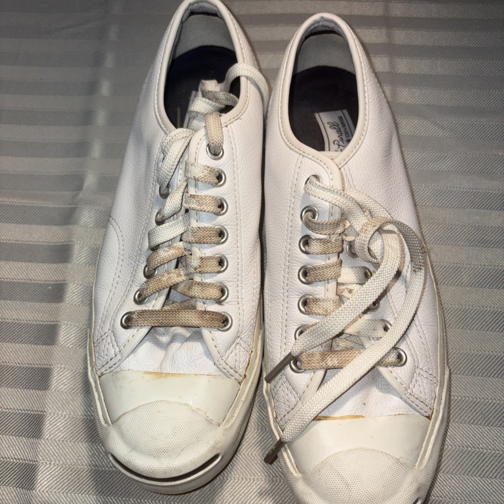 Jack Purcell Classic Canvas Sneakers – Men’s Size 8.5– White