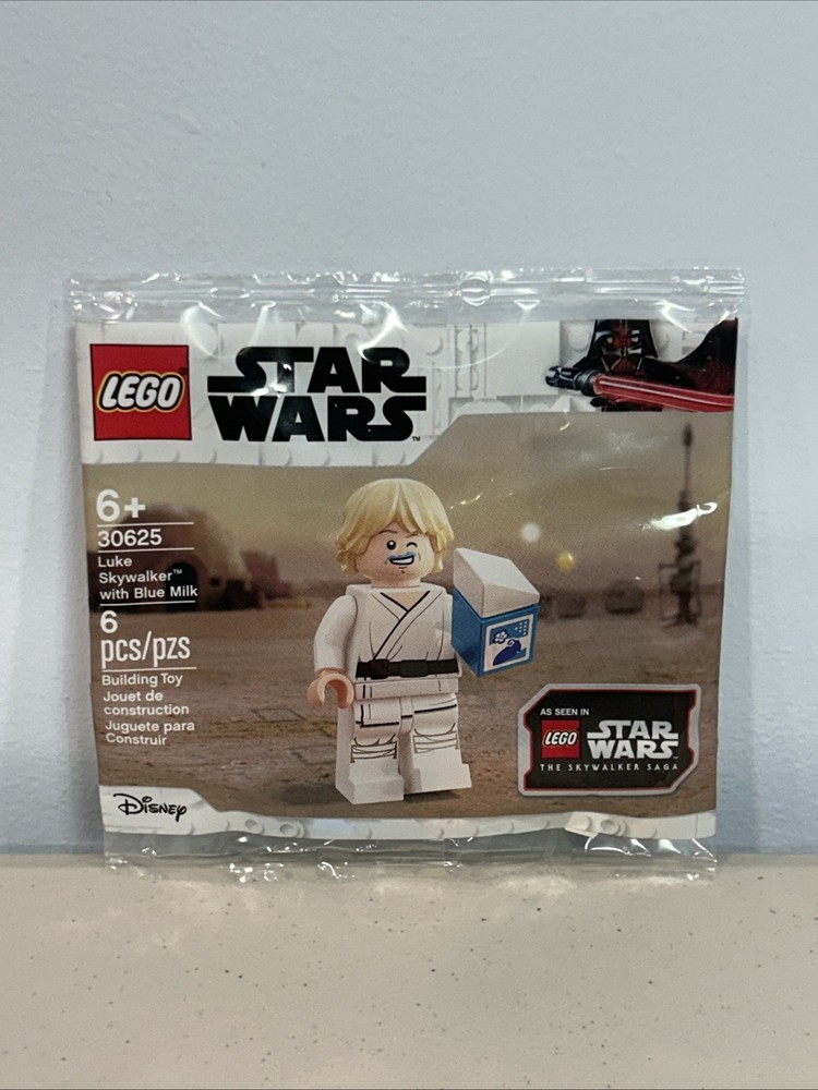 Lego Star Wars Luke Skywalker Minifigure with Blue Milk 30625
