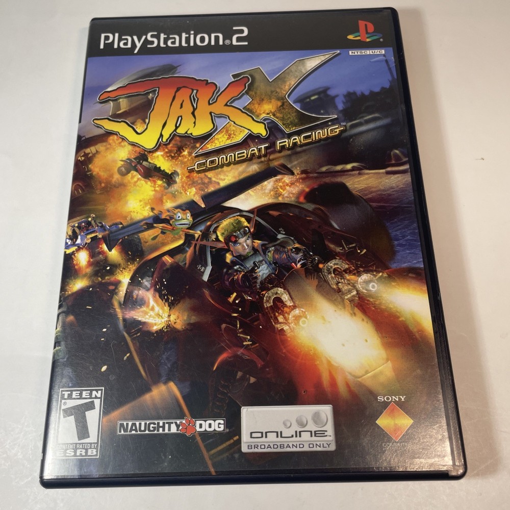 Jak X Combat Racing PS2 (Sony PlayStation 2, 2006) Complete w/ Manual CIB