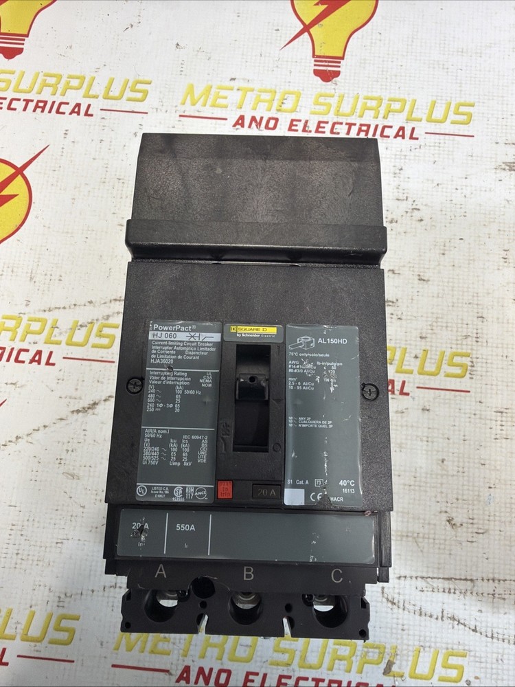 Square D HJA36020 Circuit Breaker