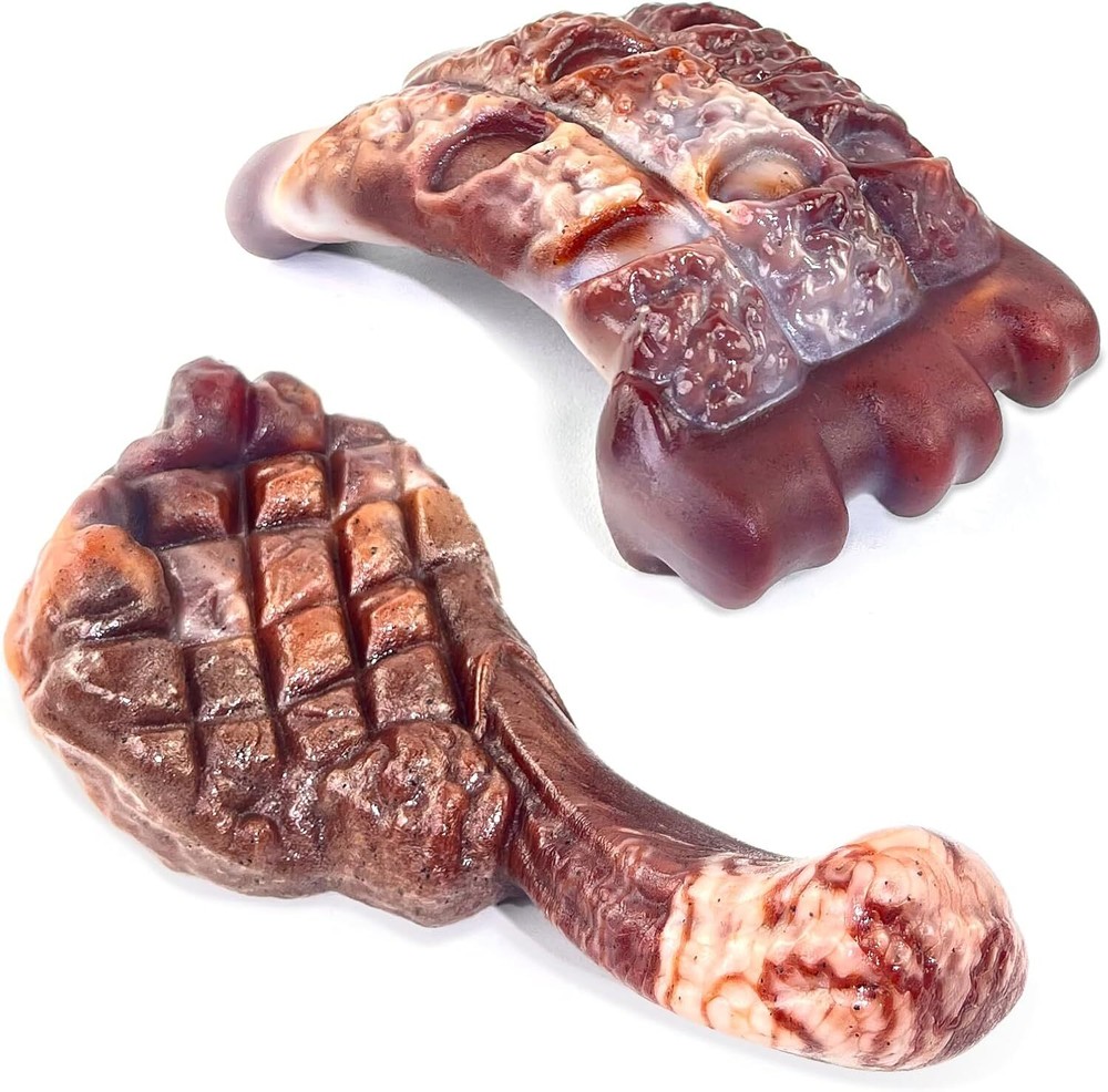 Dog Chew Toys for Aggressive Chewers：2 Pack Indestructible Dog Toy Pet Gifts