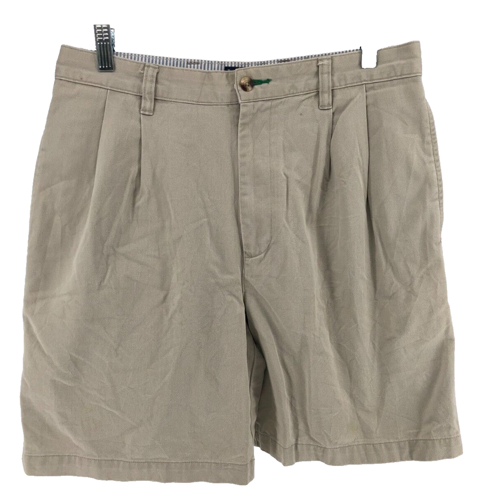 Tommy Hilfiger Mens Brown Chino Shorts Size 32x7.5