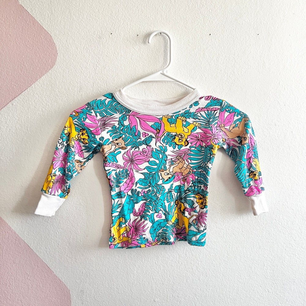 Vintage Lion King Kids Long Sleeve Shirt 3T Nala Simba USA 90s