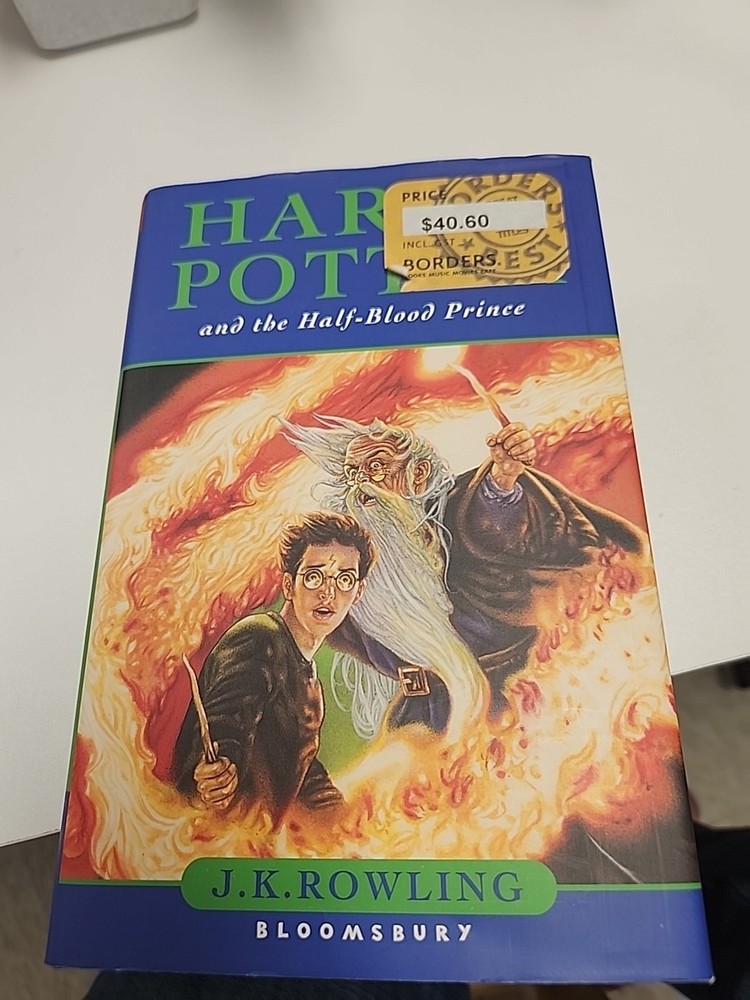 Harry Potter Half-Blood Prince Canada 1st Edition HCDJ Misprint