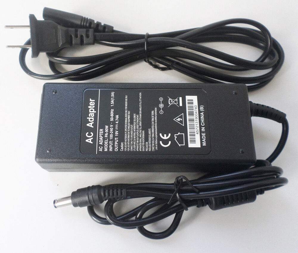 AC Adapter Charger for Toshiba a205-s5812 l305-s5917 C850-BT2N12 m305-s4848 90W