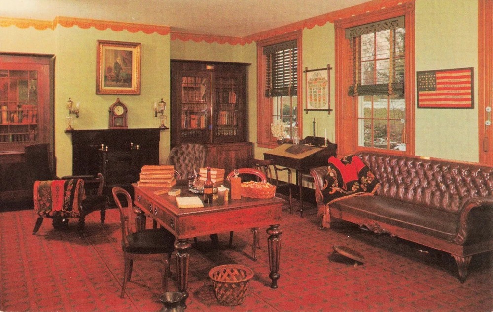 Wheatland, Study in Home of James Buchanan - Lancaster Pennsylvania PA Postcard