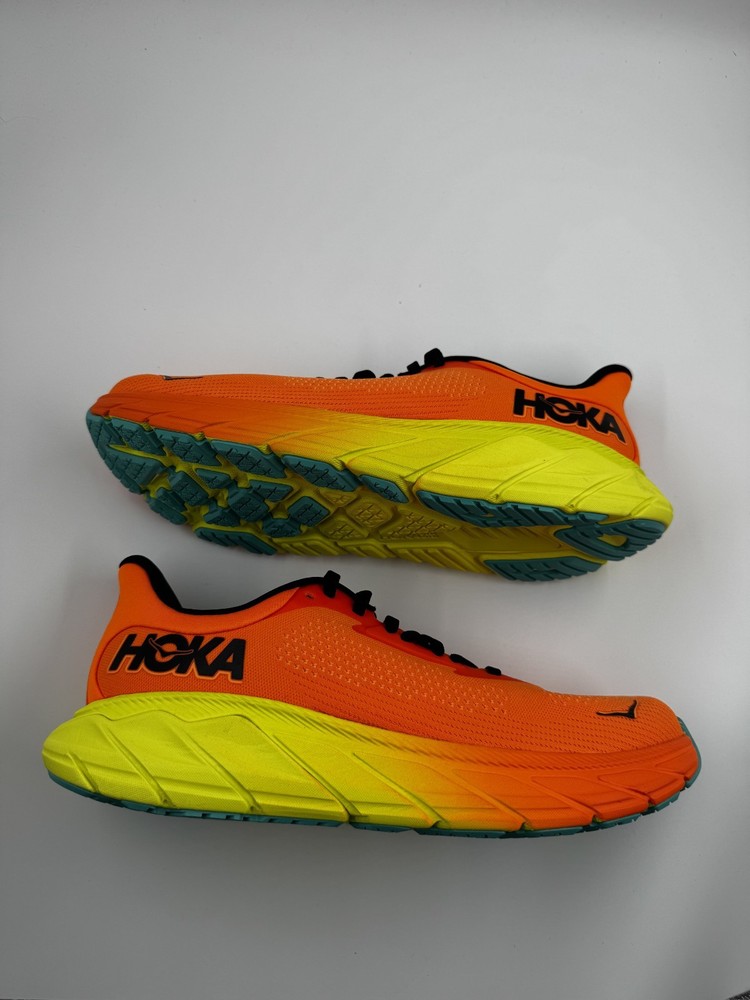 Hoka One Men's ARAHI 7 Electric Orange Tangerine Running Shoe Pick Size