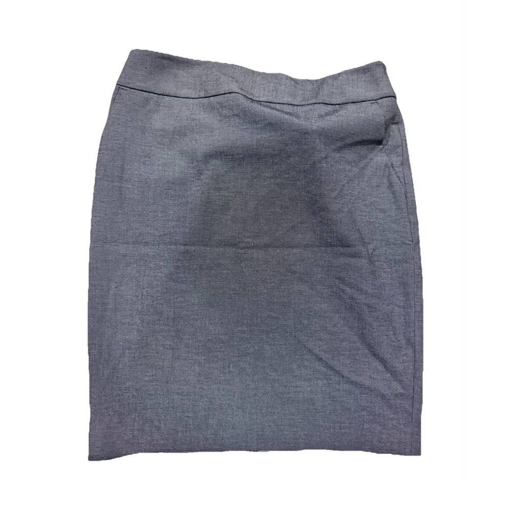 Express Women's Gray Straight & Pencil Skirt Knee Length Zipper Size 10