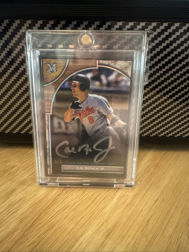 2025 Topps Museum CAL RIPKEN JR. On Card Framed Auto SSP #3/5 FMA-CR