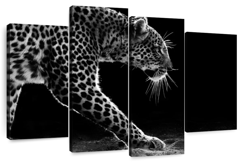 Walking Leopard Wall Art