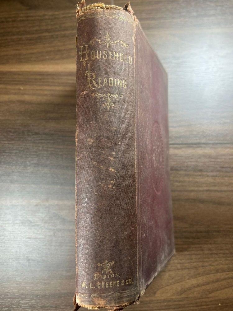 1868 HOUSEHOLD READING Congregationalist 1849-1867 First Ed Antique Book