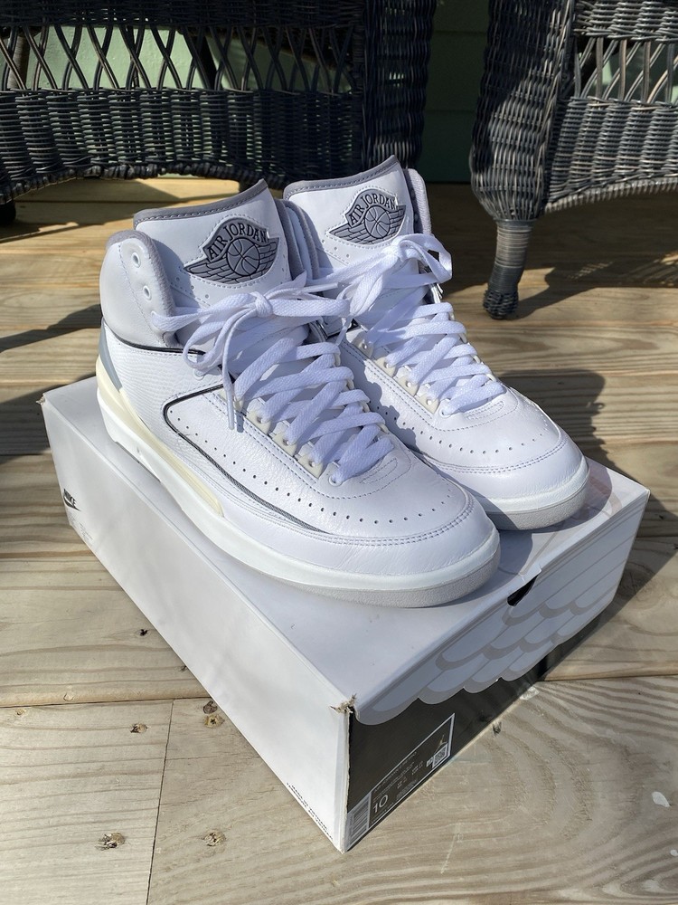 Jordan Retro 2 Grey White Cement Size 10m No Insoles Good Condition Nike