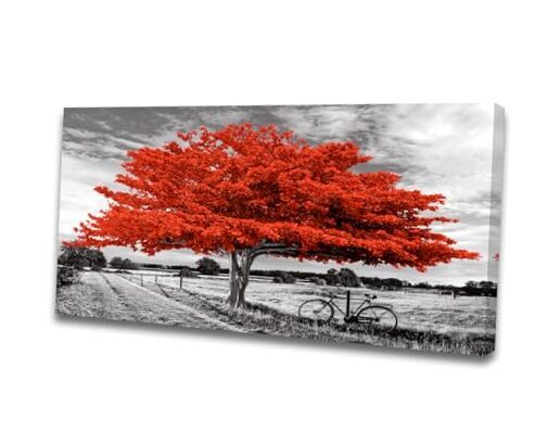 SZDHHH Wall Art Trees Canvas Print Picture 1 Piece Modern 24.00