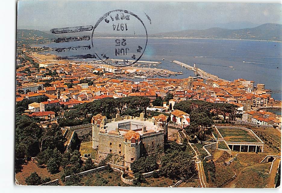 Postcard Vue aérienne La Citadelle Saint Tropez France