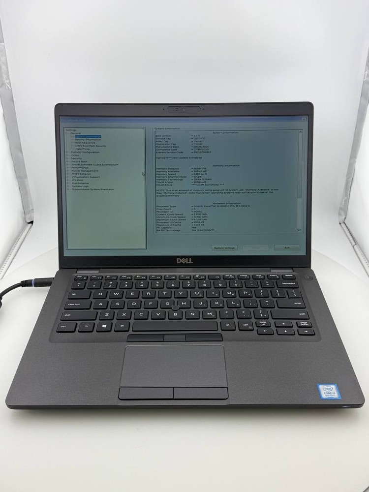 Lot of 7 Dell Latitude 5400 WC NTS i5-8265U@1.6GHz 16GB RAM No Drive w/AC GradeB-image