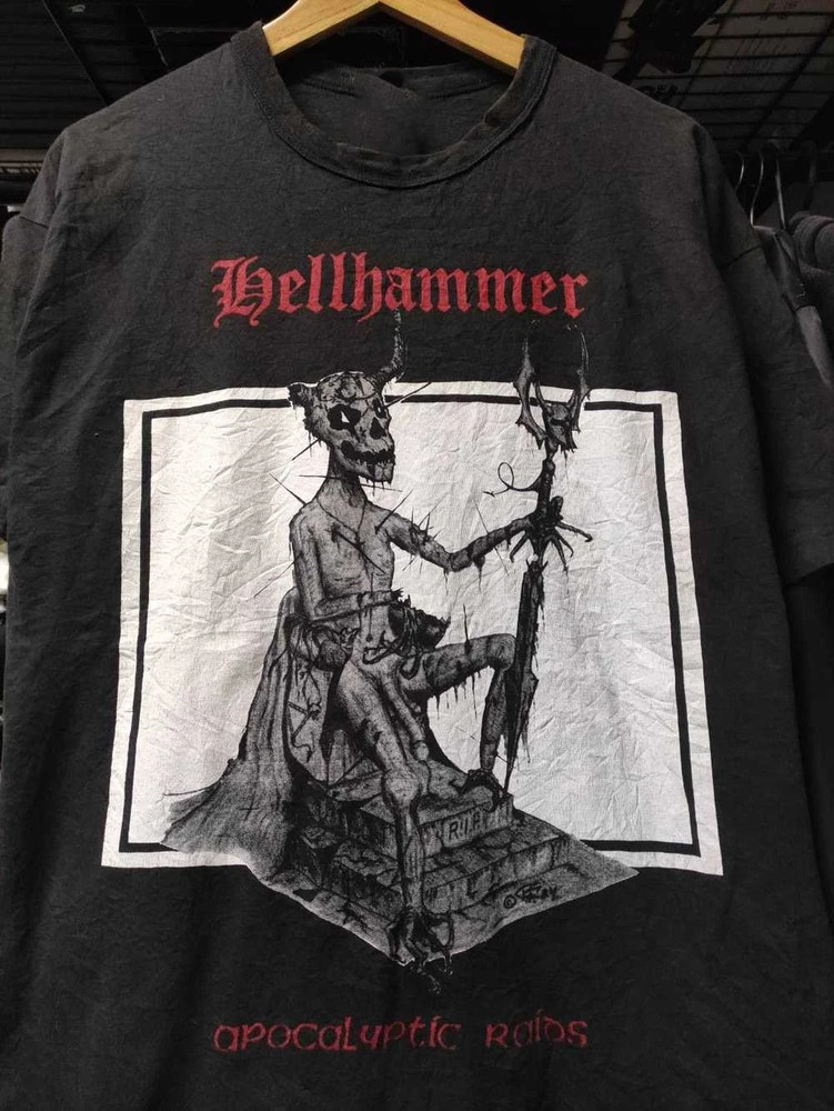 HOT Hellhammer Black Cotton All size S-5XL Unisex Shirt QF167