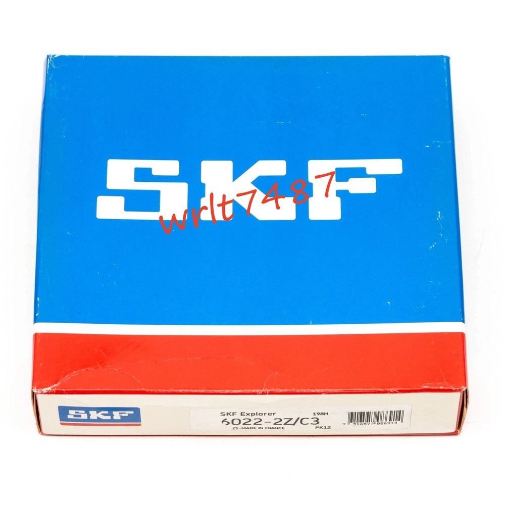 NEW SKF 6022-2Z/C3 deep groove ball bearing 1PCS #PA