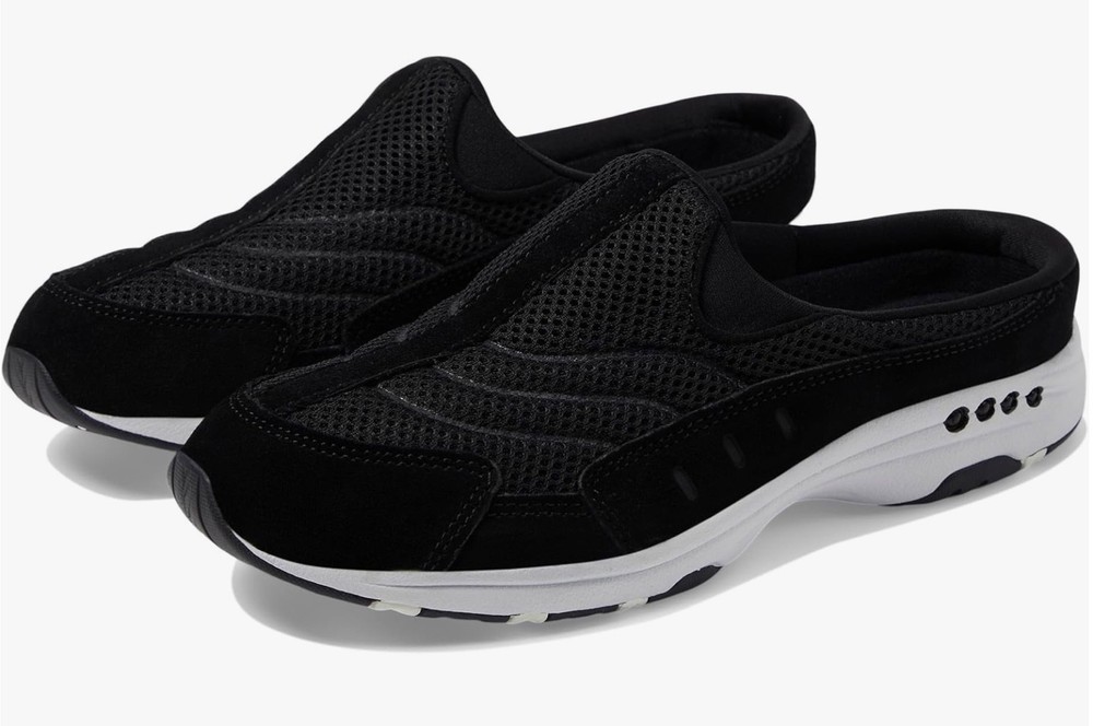 Easy Spirit TravelTime Slip-On Clog Walking Shoe Arch Support Comfort- NWB
