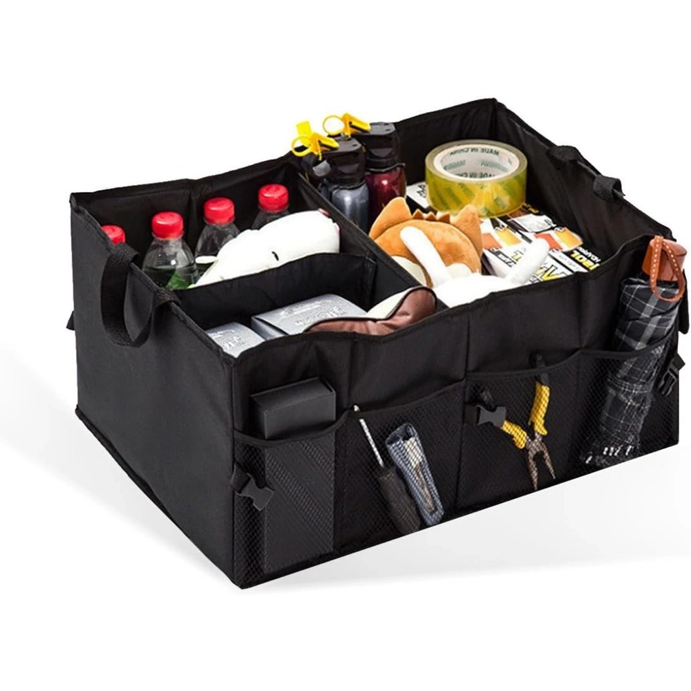 Car Trunk Backseat Organizer Waterproof Oxford Cloth Trunk Storage Organizer