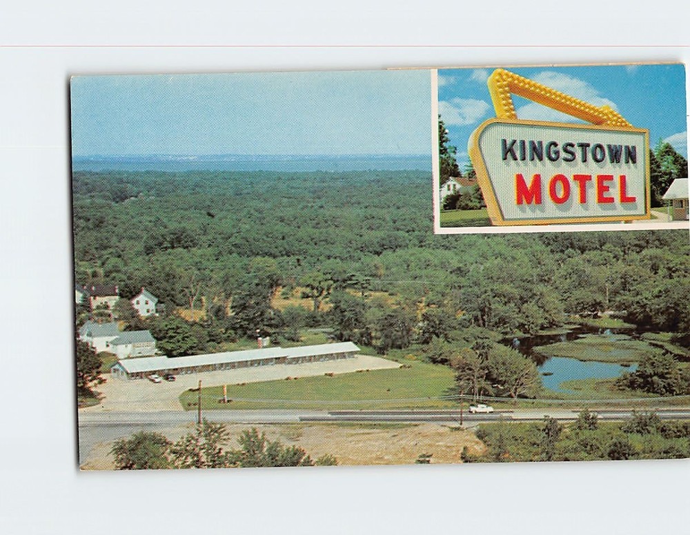 Postcard Kingstown Motel North Kingstown Rhode Island USA