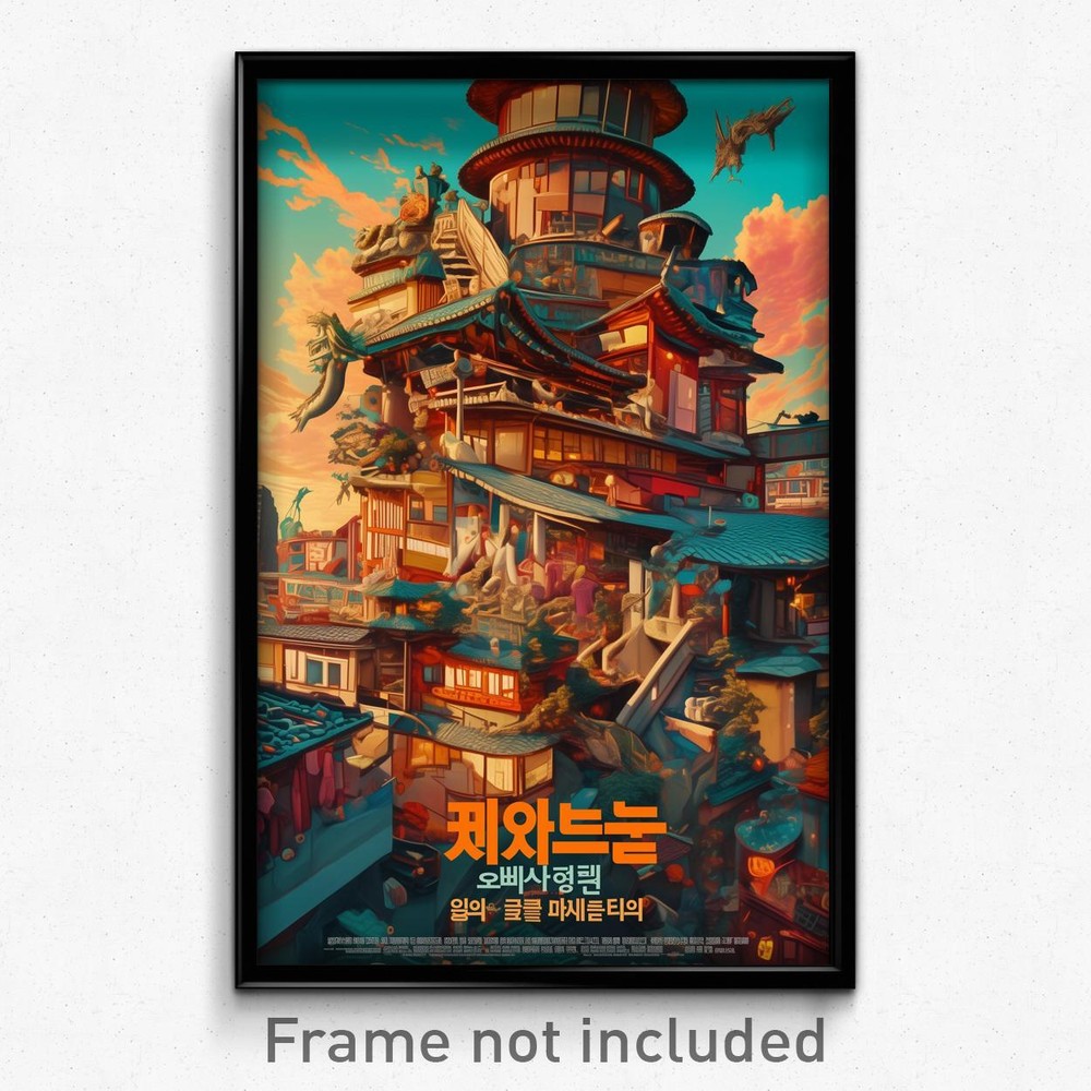 Korean Movie Poster - Elaborate Homestead (Korea Retro Film Art Print)