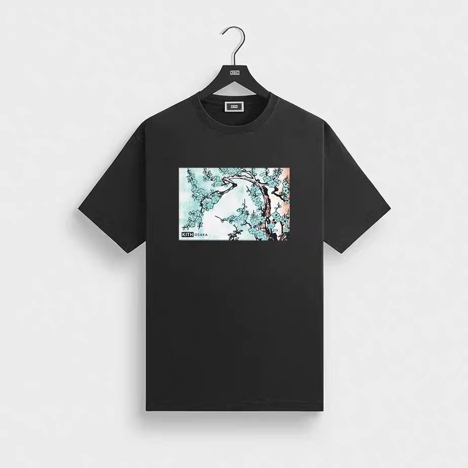 Kith Osaka Exclusive Vintage Wash Plum Blossom Graphic Tee Men’s T-Shirt M