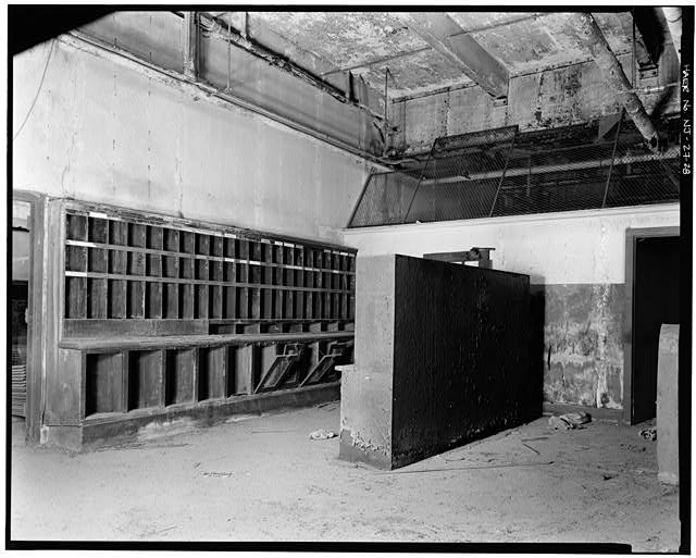 Jersey City NJ Central Railroad Ferry Terminal 1900s Railway Mail Room