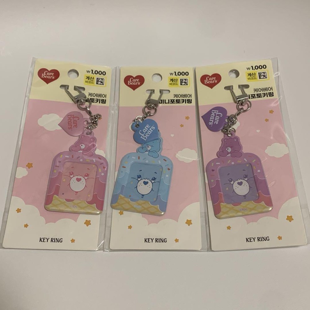 Care Bears Korea Daiso Mini Photo Case Set ID Case ID Photo Case Anime Goods
