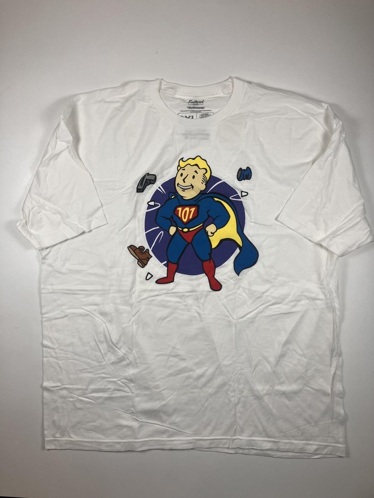 Fallout Vault Boy Shirt Mens 2XL Lootwear Superhero Graphic Tee Gaming