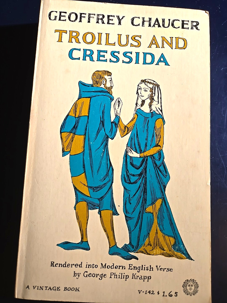 Geoffrey Chaucer Troilus and Cressida Edward Gorey Cover Vintage PB 1939 VG