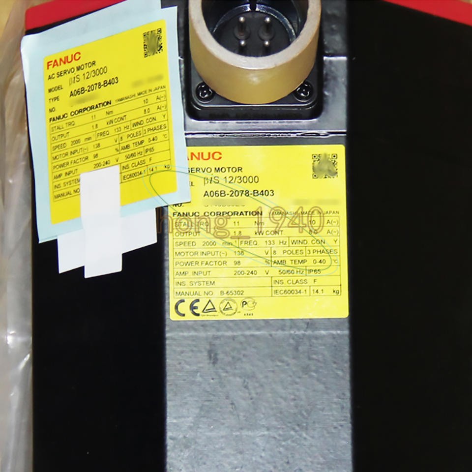 One New Fanuc Servo Motor A06B-2078-B403