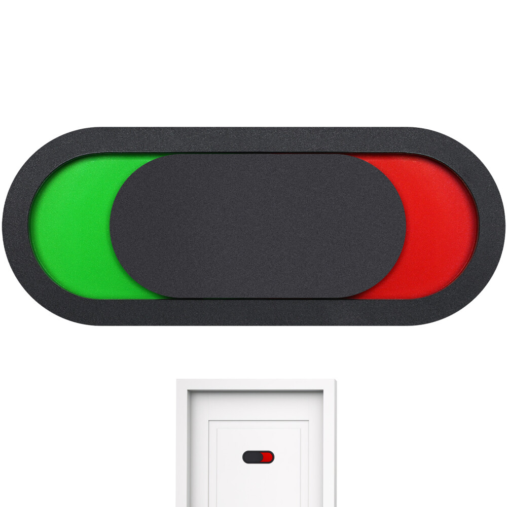 Occupied Vacant Slider Sign Plate Indicator Door Work Office