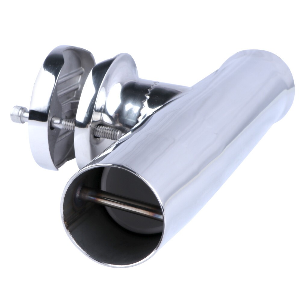 2X Marine Grade 316 Stainless Steel Fishing Rod Holder for Boat Rail Mount 1-1/4 to 2 Inch