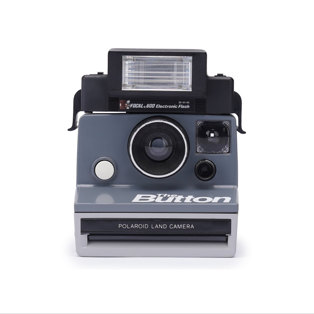 Vintage The Button Polaroid Land Instant Camera Classic Retro Model
