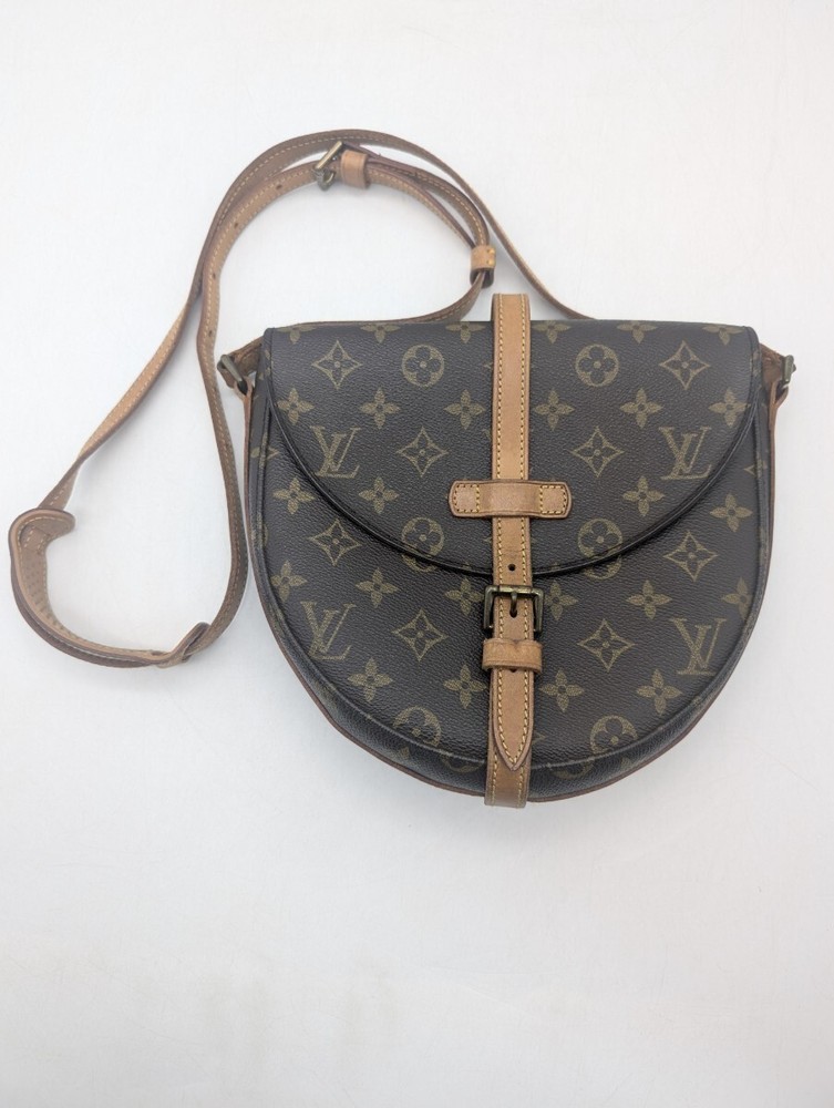 LOUIS VUITTON Shanti MM M51233 Monogram Shoulder Bag Crossbody Gold Hardware B