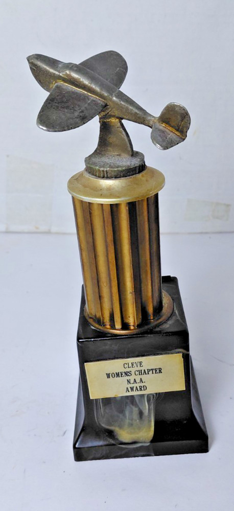 Vintage Coca-Cola Aviation 1937 Junior Air Races Trophy Award