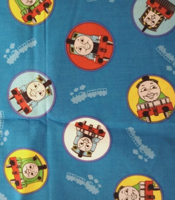 thomas train fun fabric length 21 x 11 inch 1pc