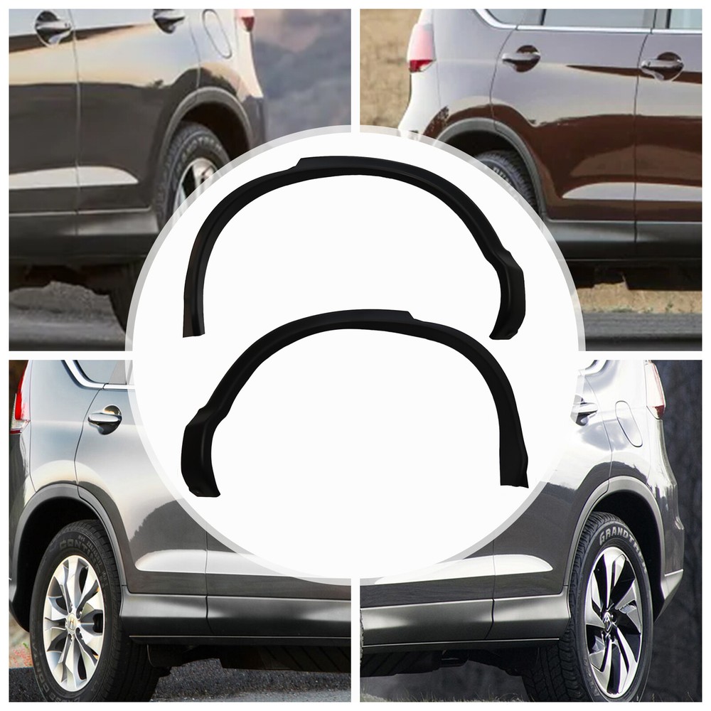 2pcs Rear Fender Trim Wheel Flare Arch Molding For Honda CRV CR-V 2012-2016