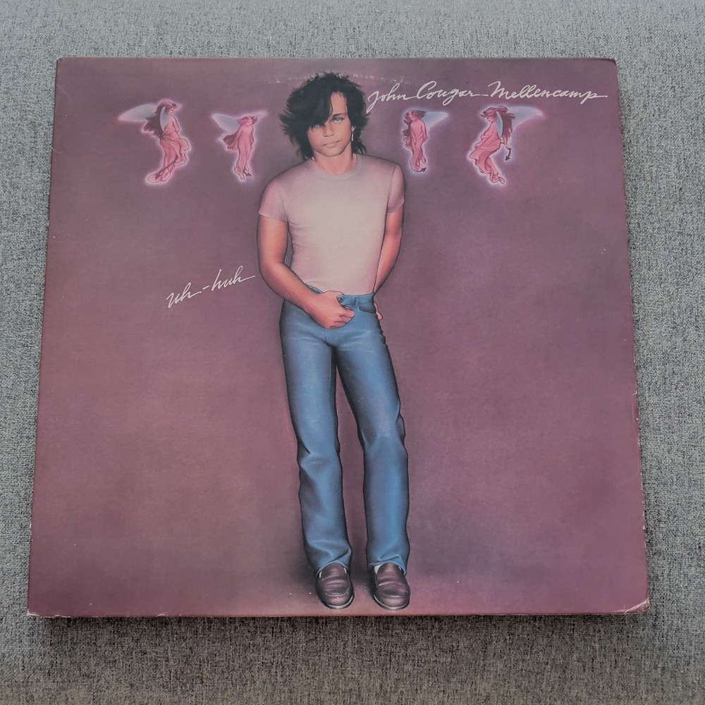 John Cougar Mellencamp Uh-Huh LP Vinyl Riva Rock 1983 RVL 7504