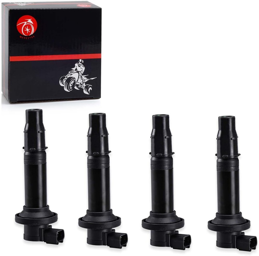 Ignition Coil 4 Pcs Compatible with Yamaha YZF-R6 YZF R6 1999 2000 2001 2002 5EB