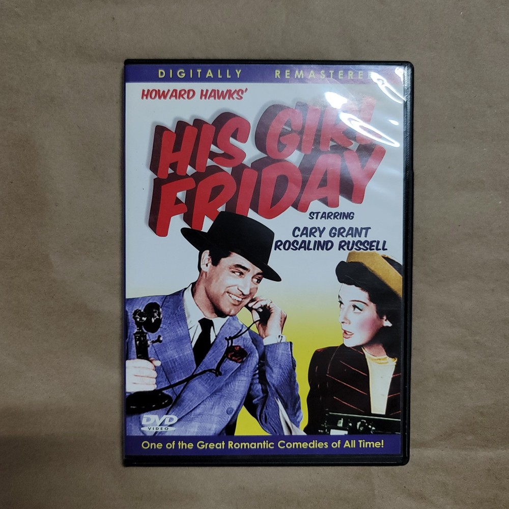 His Girl Friday (DVD, 2004) Slim Case