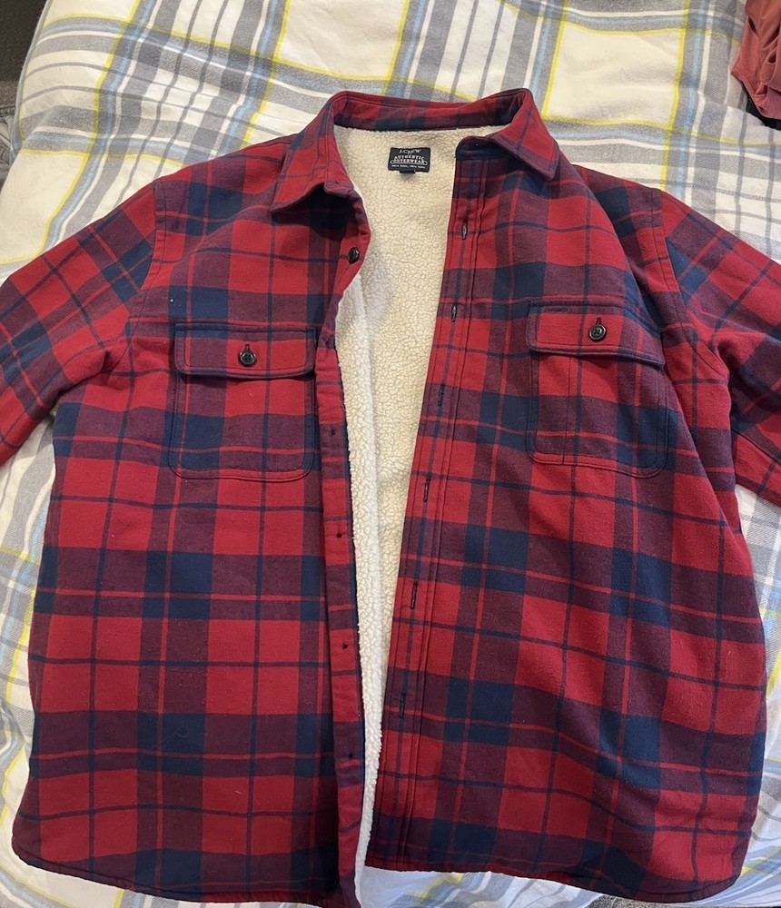 Jcrew Men’s Shacket Shirt Jacket Size XL