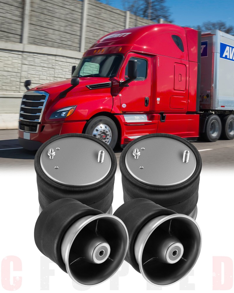 4X Air Suspension Spring For W01-358-9781 Freightliner Cascadia Columbia 1R12603
