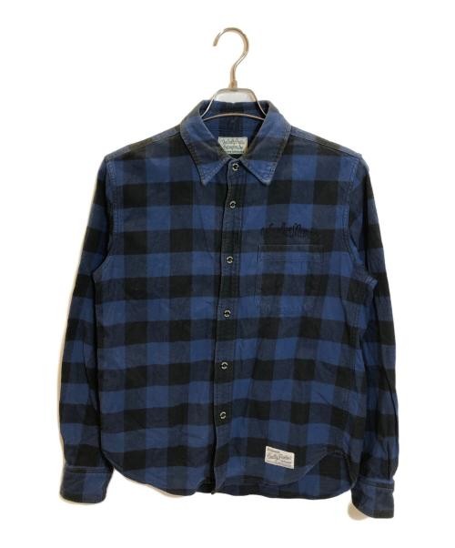 Wacko Maria Medium Fleece Check Shirt Casual Streetwear Style