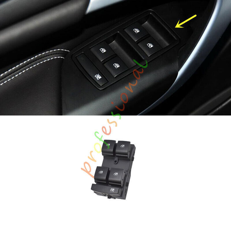 For Buick Regal 2014-2017 Black 8-PINS Left Driver Window Lift Button Assembly