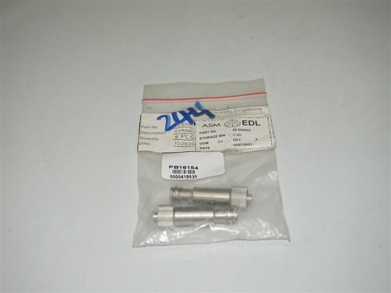 Lot 2pcs ASM 26-E00622 26E00622 Syringe 30 Days Warranty Expedited Shipping