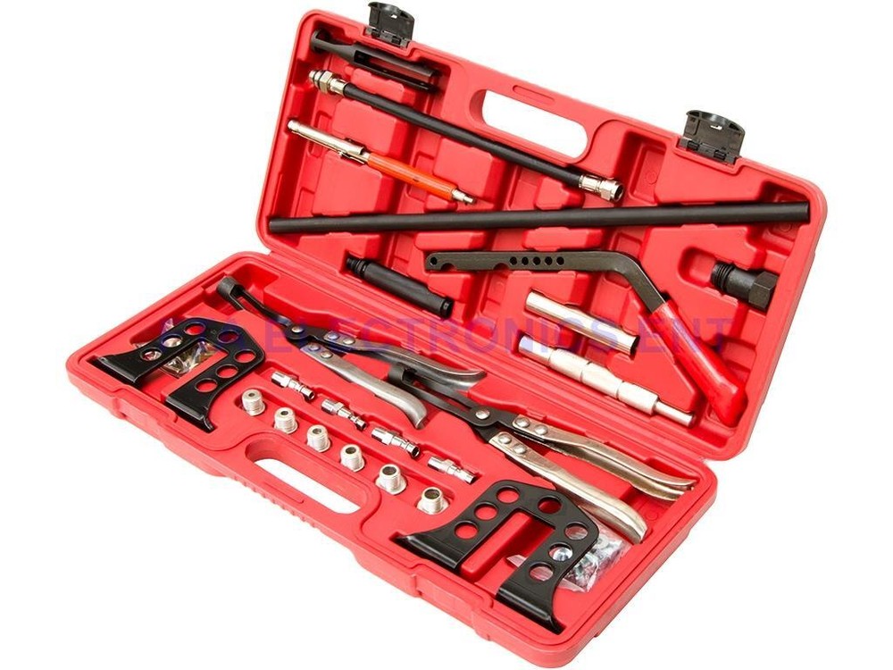 Cylinder Head Service Valve Spring Compressor Remover OHV OHC Engine Repair Set