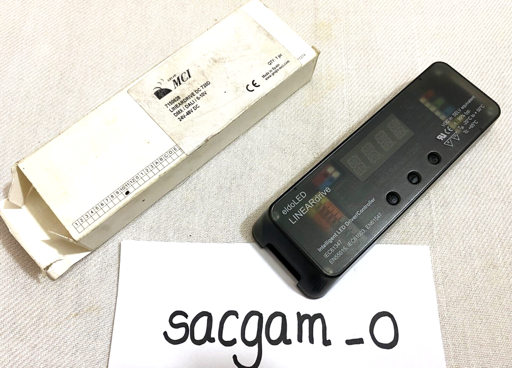 eldoLED LINEARdrive IEC61347 4 channel 720W Intelligent LED Driver/Controller.