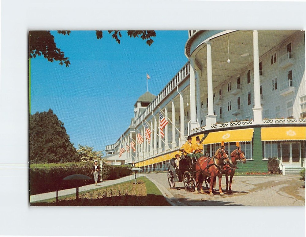 Postcard The Grand Hotel Mackinac Island Michigan USA